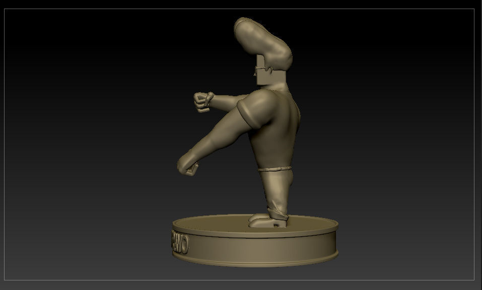 Johnny Bravo 3D print model_14