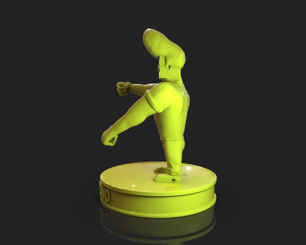 Johnny Bravo 3D print model_3