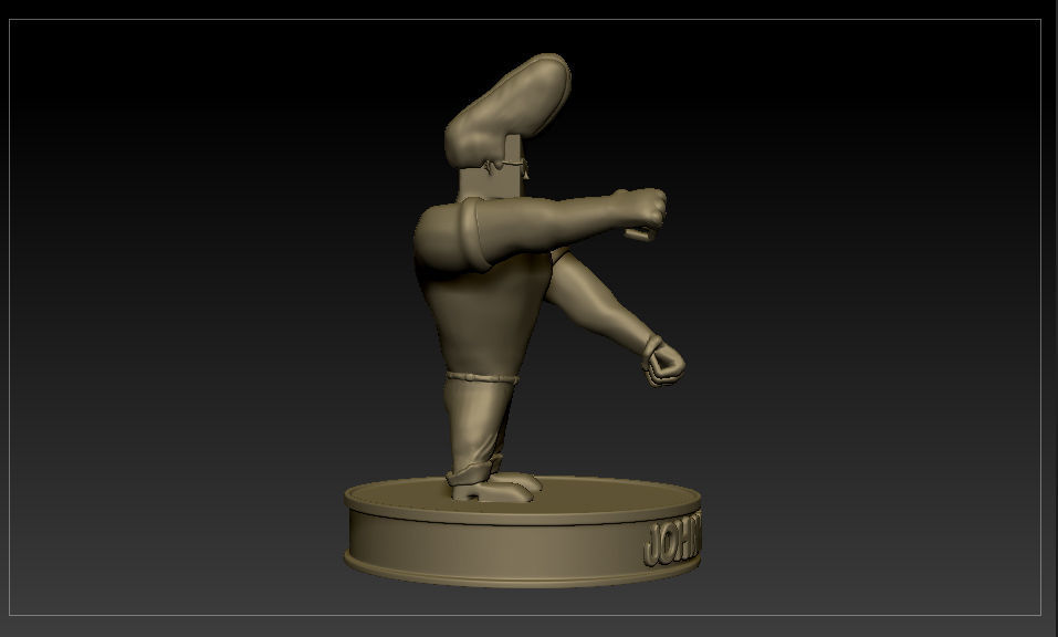 Johnny Bravo 3D print model_16