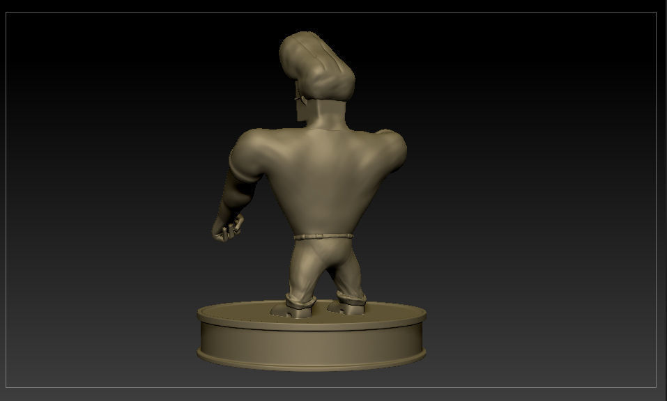 Johnny Bravo 3D print model_15