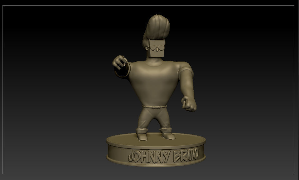 Johnny Bravo 3D print model_18