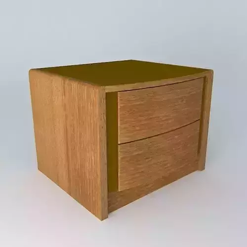 BedsideTable bedside table with two drawers