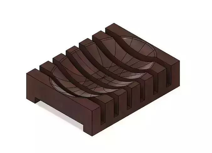 Slat Soap Dish 3D print model
