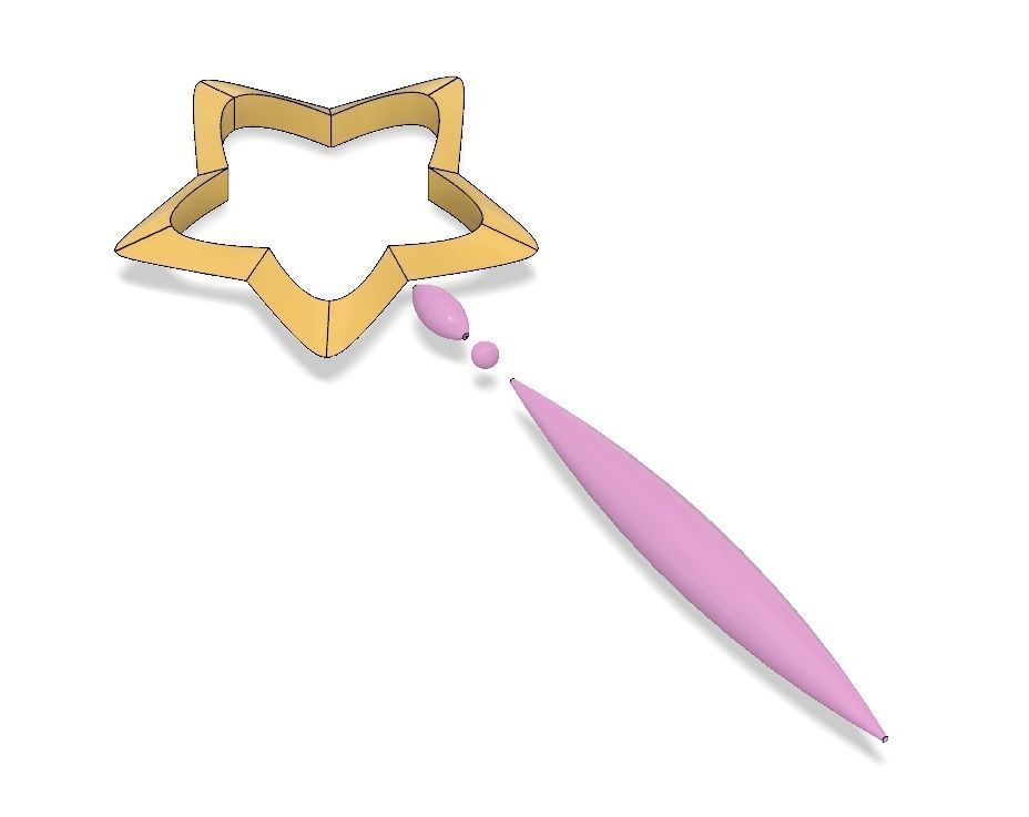 DAOKO Girl Star Wand 3D model 3D printable | CGTrader
