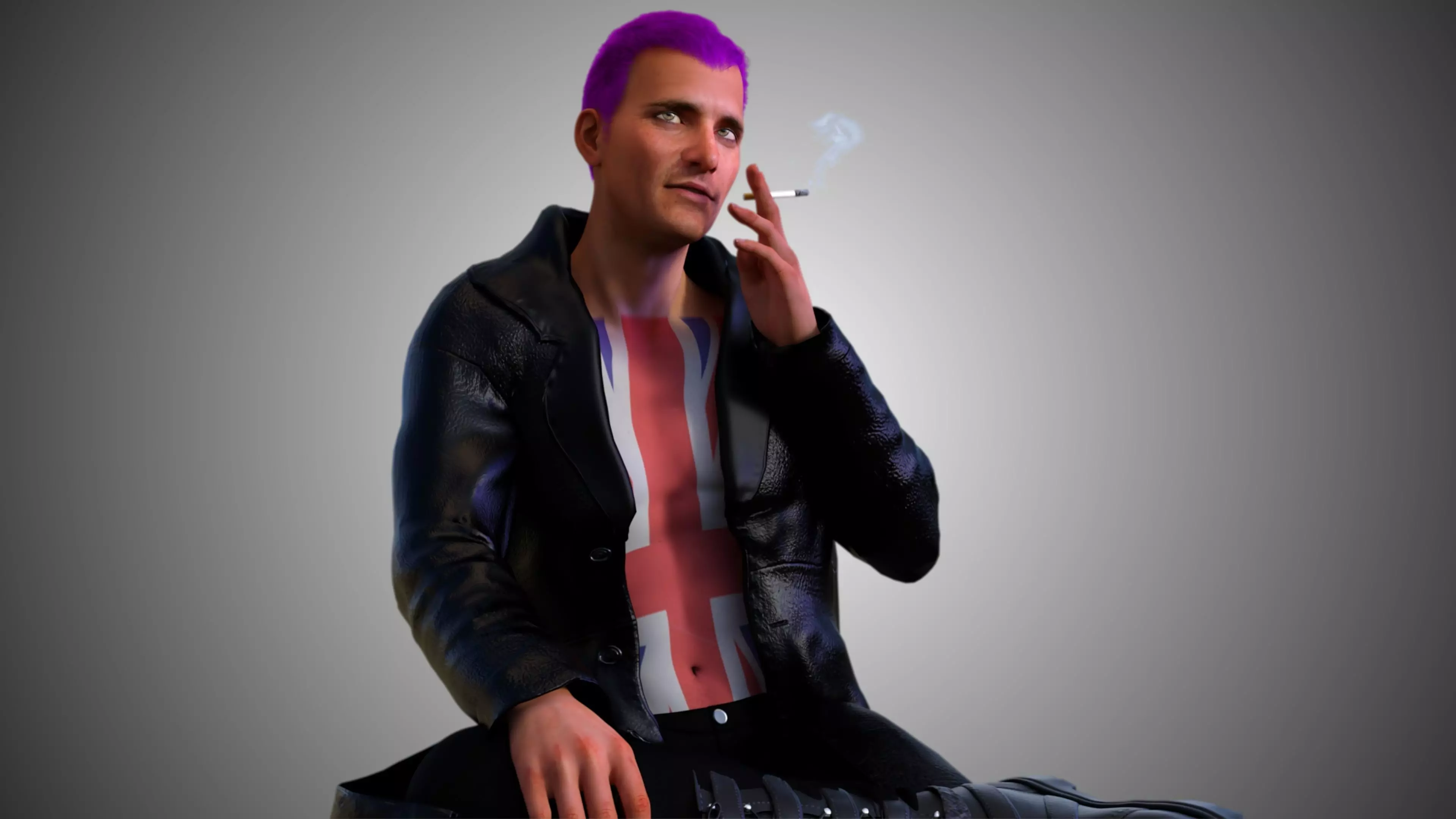 Manchester Black 3D model_0