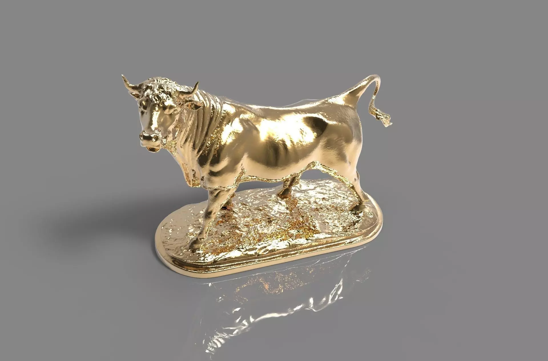 Bull  Animal 3D print model_0