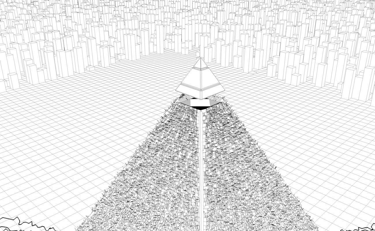 Pyramid alien 3D model_17