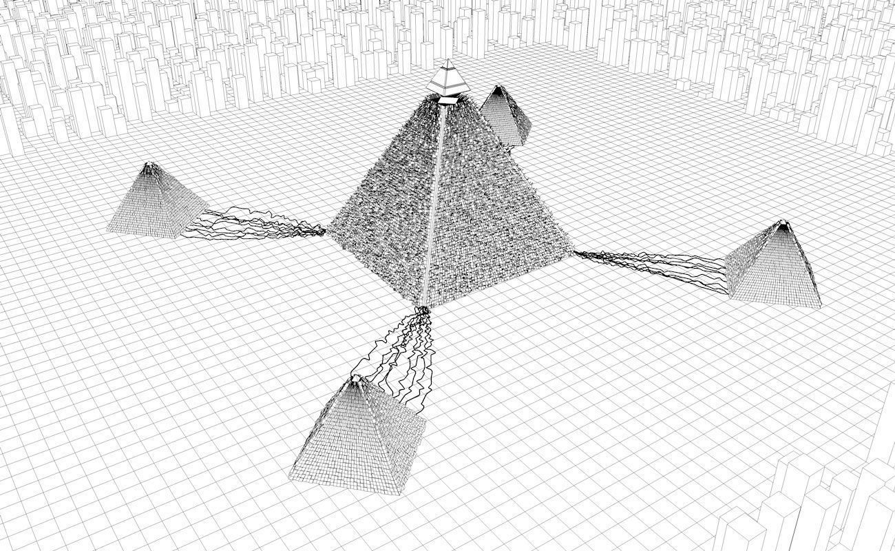 Pyramid alien 3D model_14