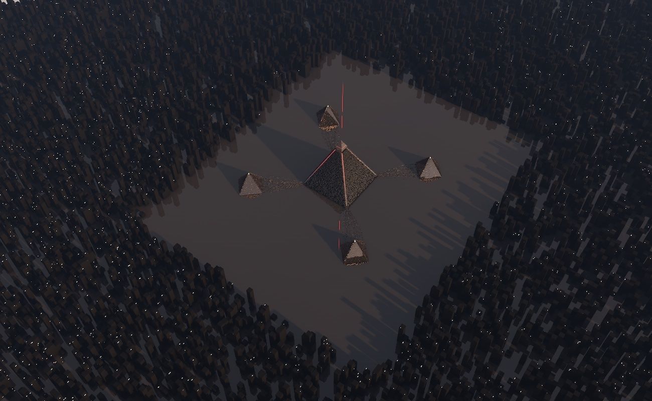Pyramid alien 3D model_2