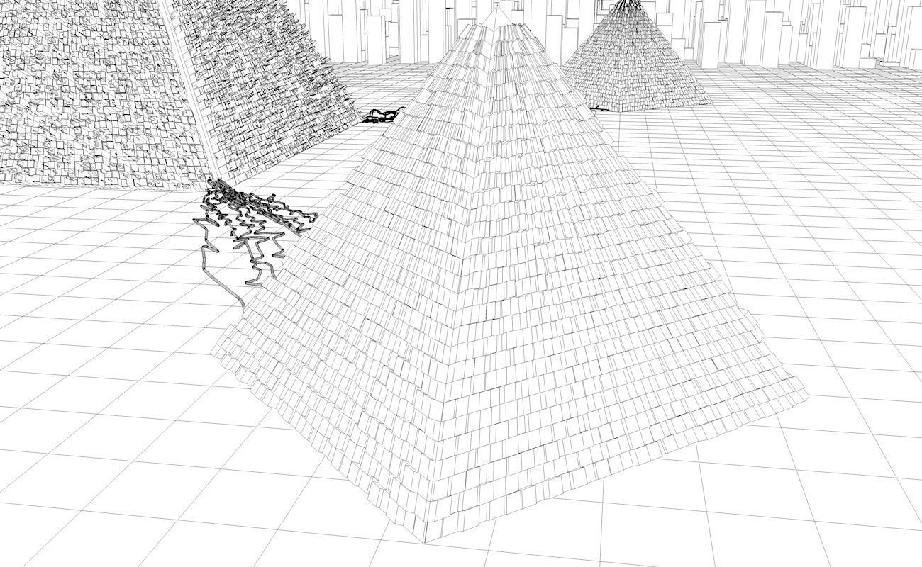 Pyramid alien 3D model_18