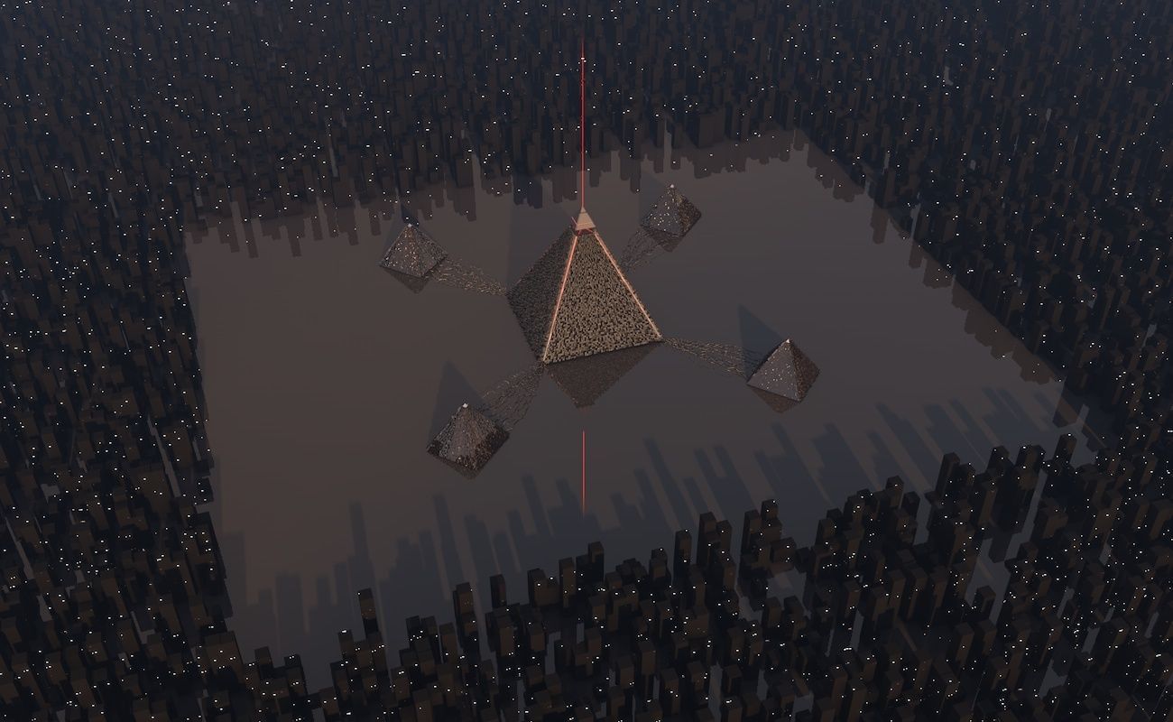 Pyramid alien 3D model_3