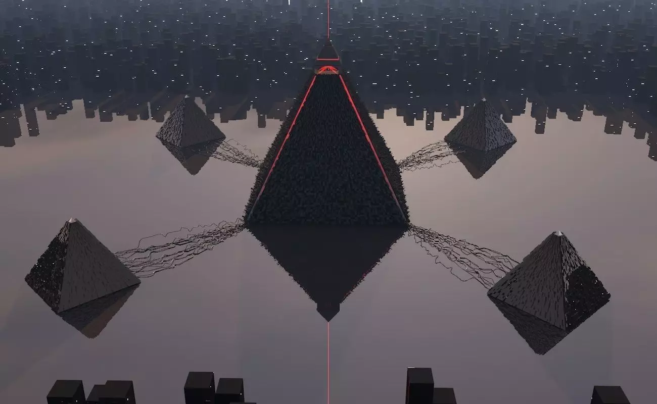 Pyramid alien 3D model_0