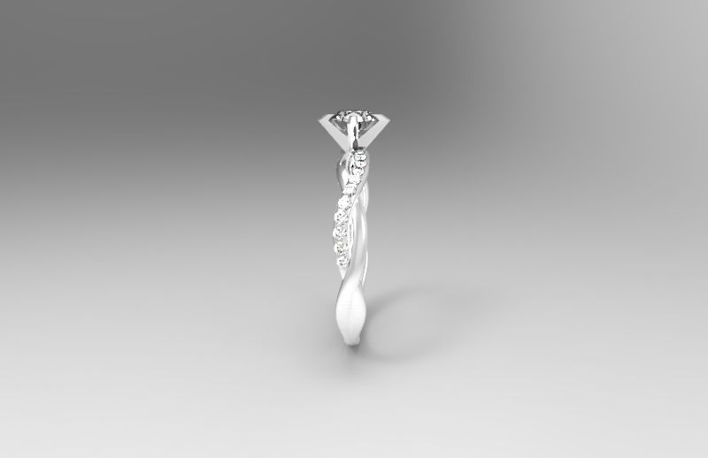 solitaire entremele 3D print model_5