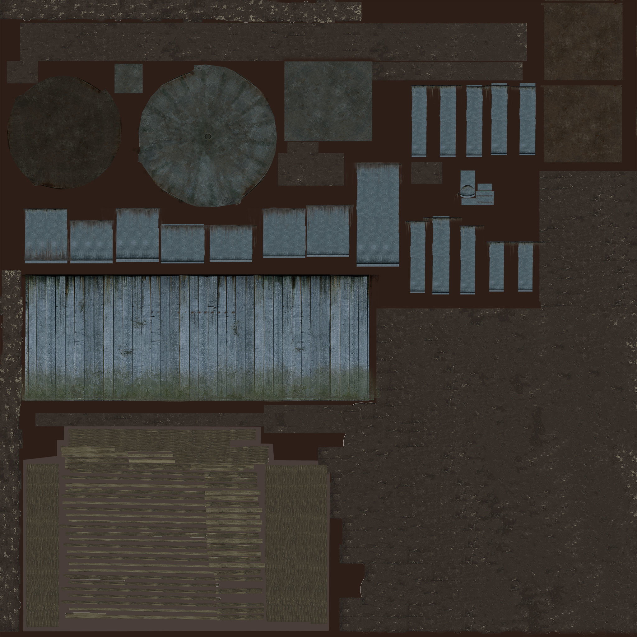 WATER TOWER Low-poly 3D model_1