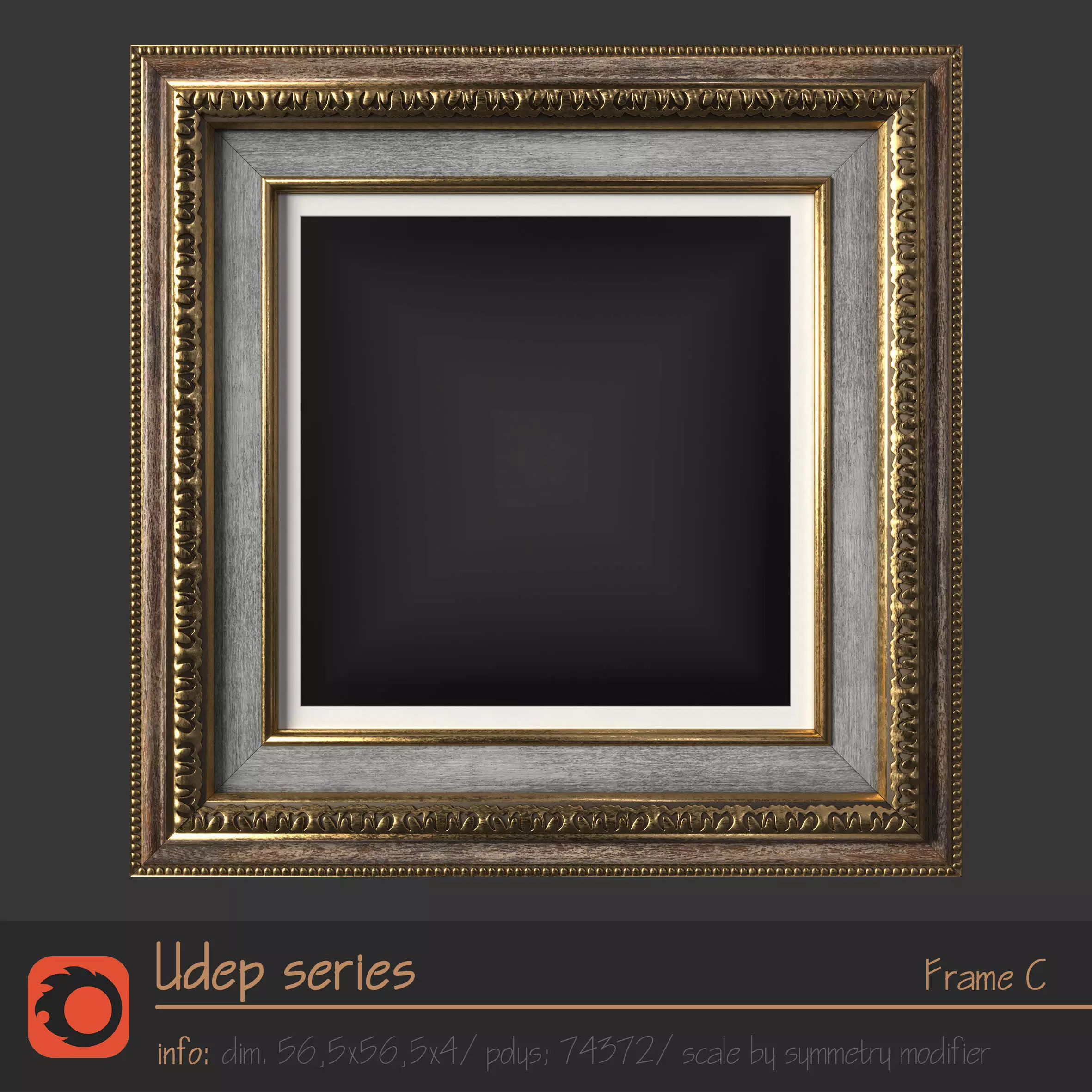 Udep series - Frame C 3D model_0