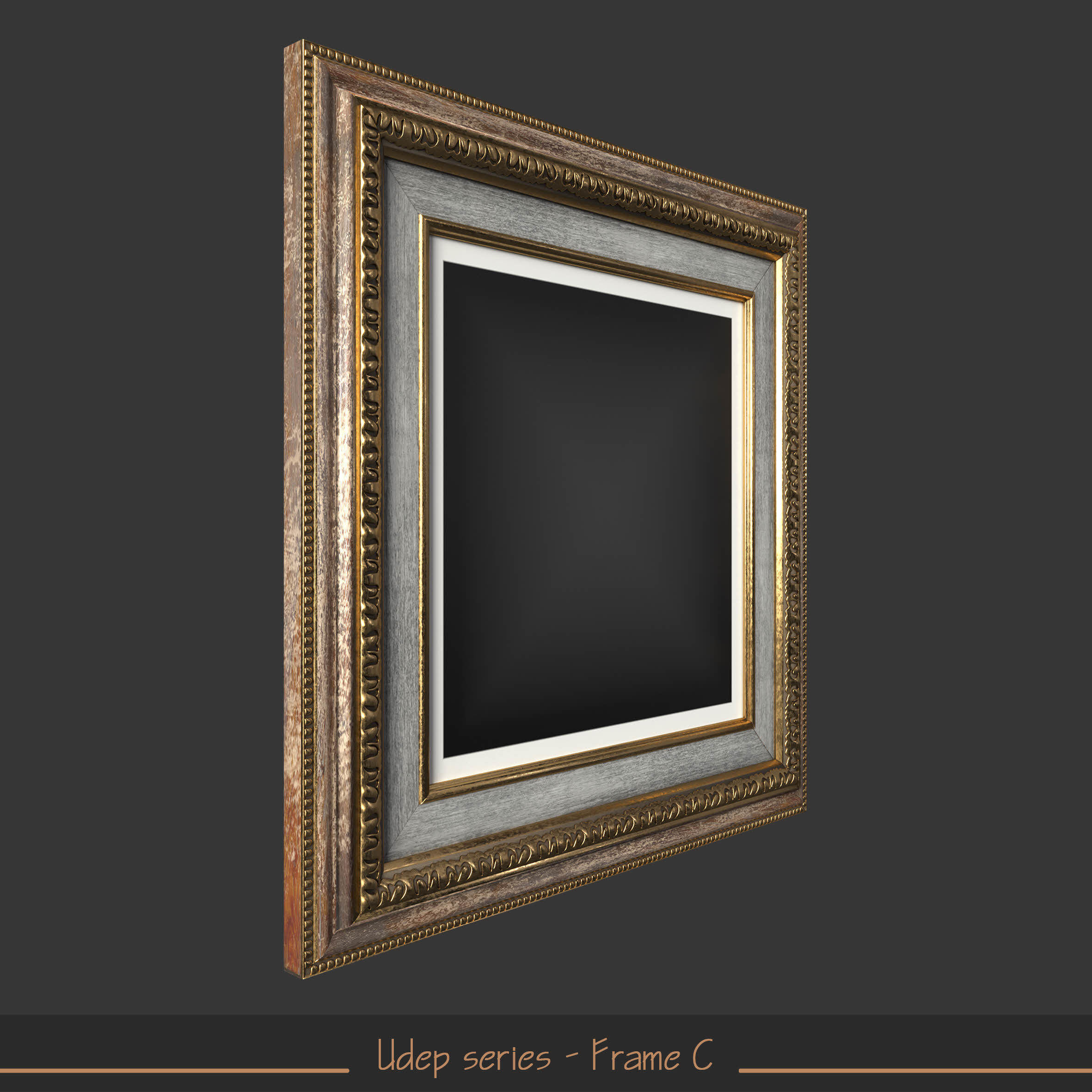 Udep series - Frame C 3D model_2