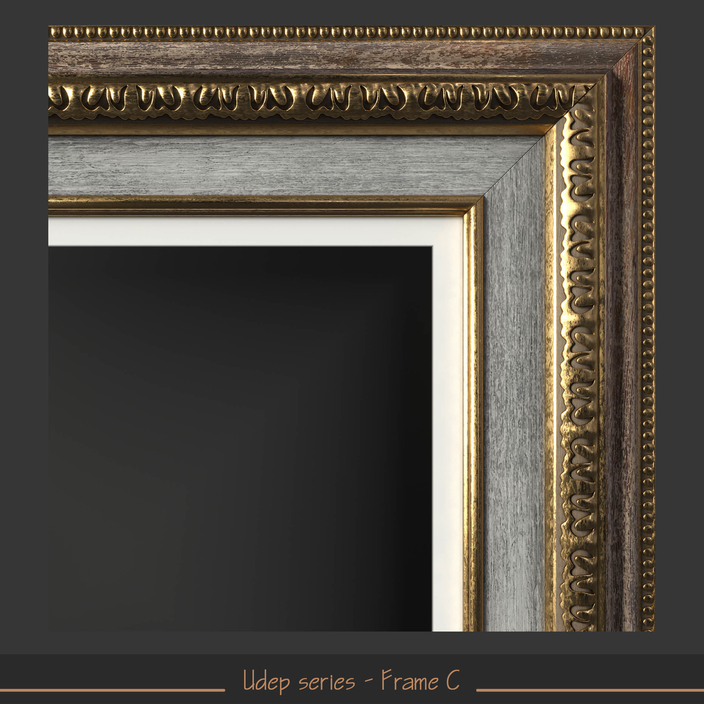 Udep series - Frame C 3D model_1