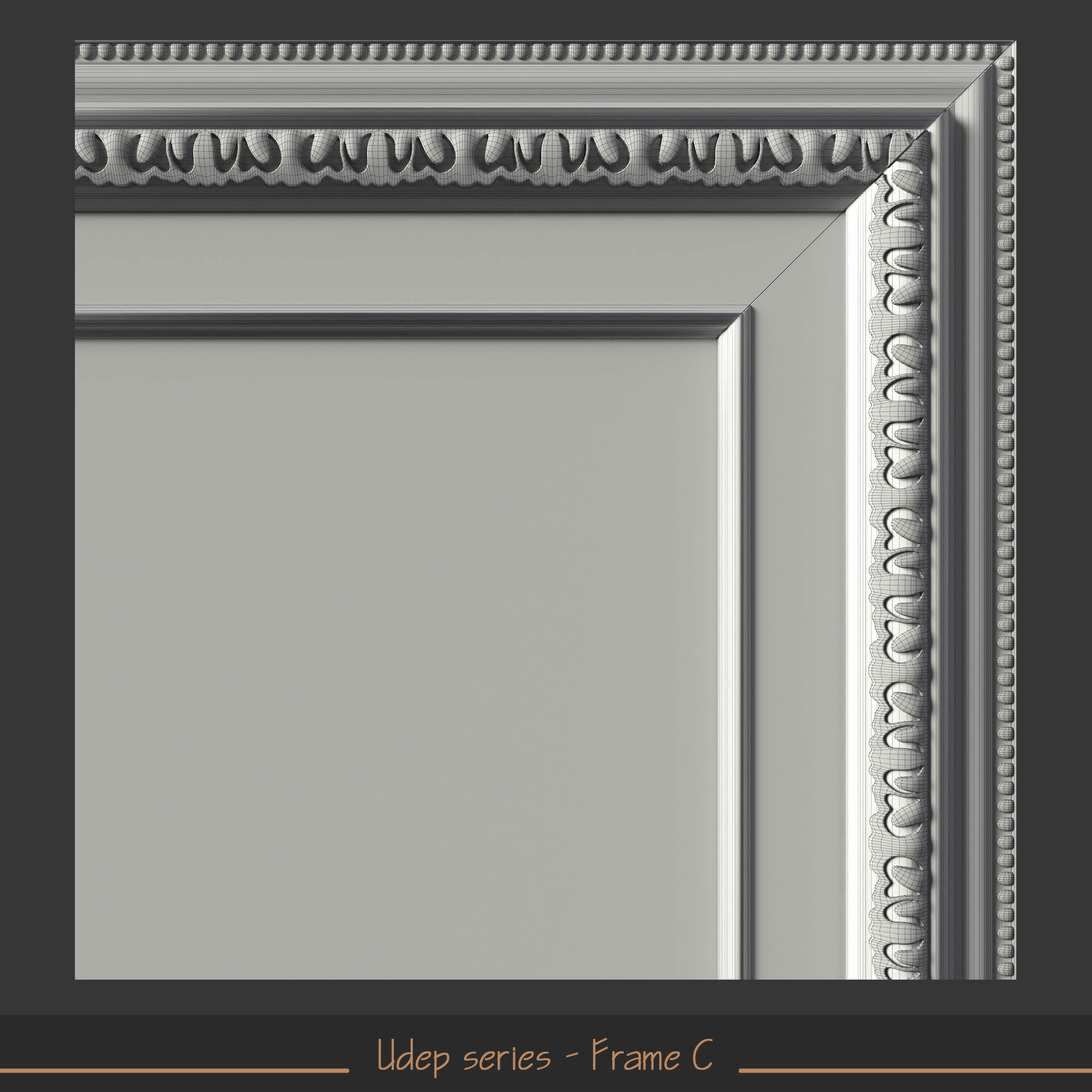 Udep series - Frame C 3D model_4