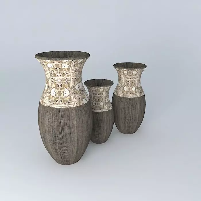 Ceramic decorative vase Free 3D model_0