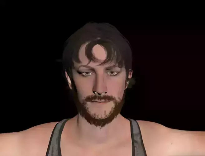 Sci-Fi Man unrigged Free 3D model