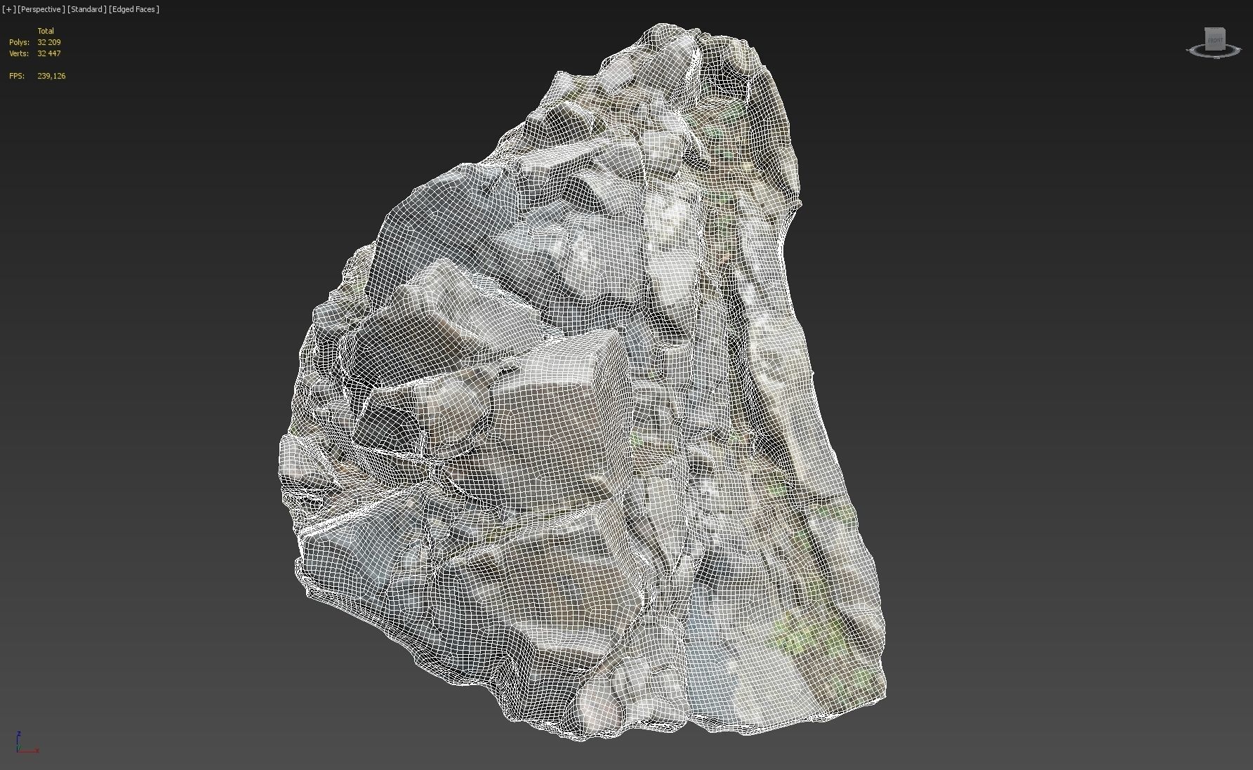 Cliff Face pack B bundle 3D model_4