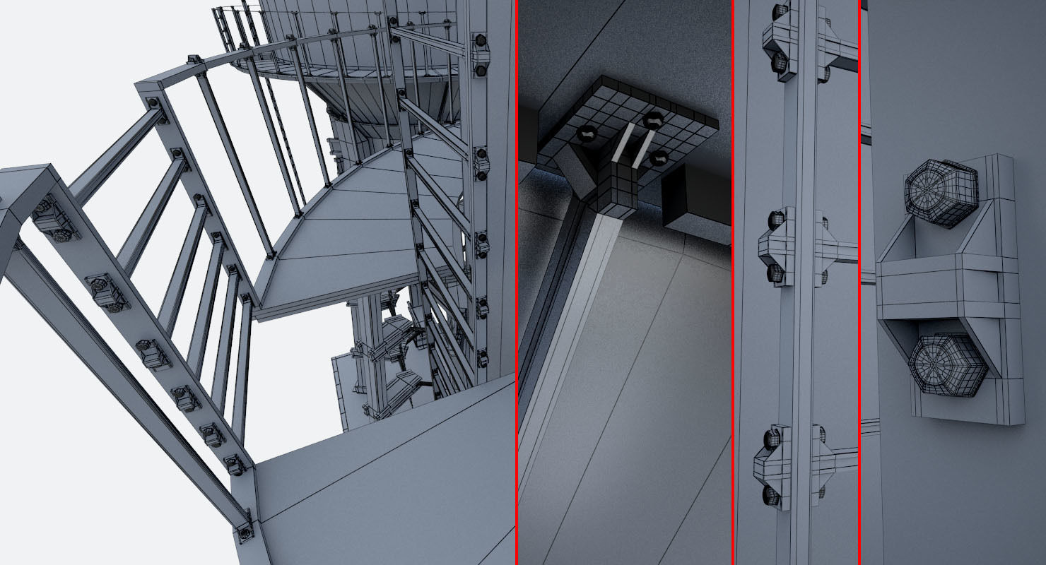 Water Tower 3D model_19