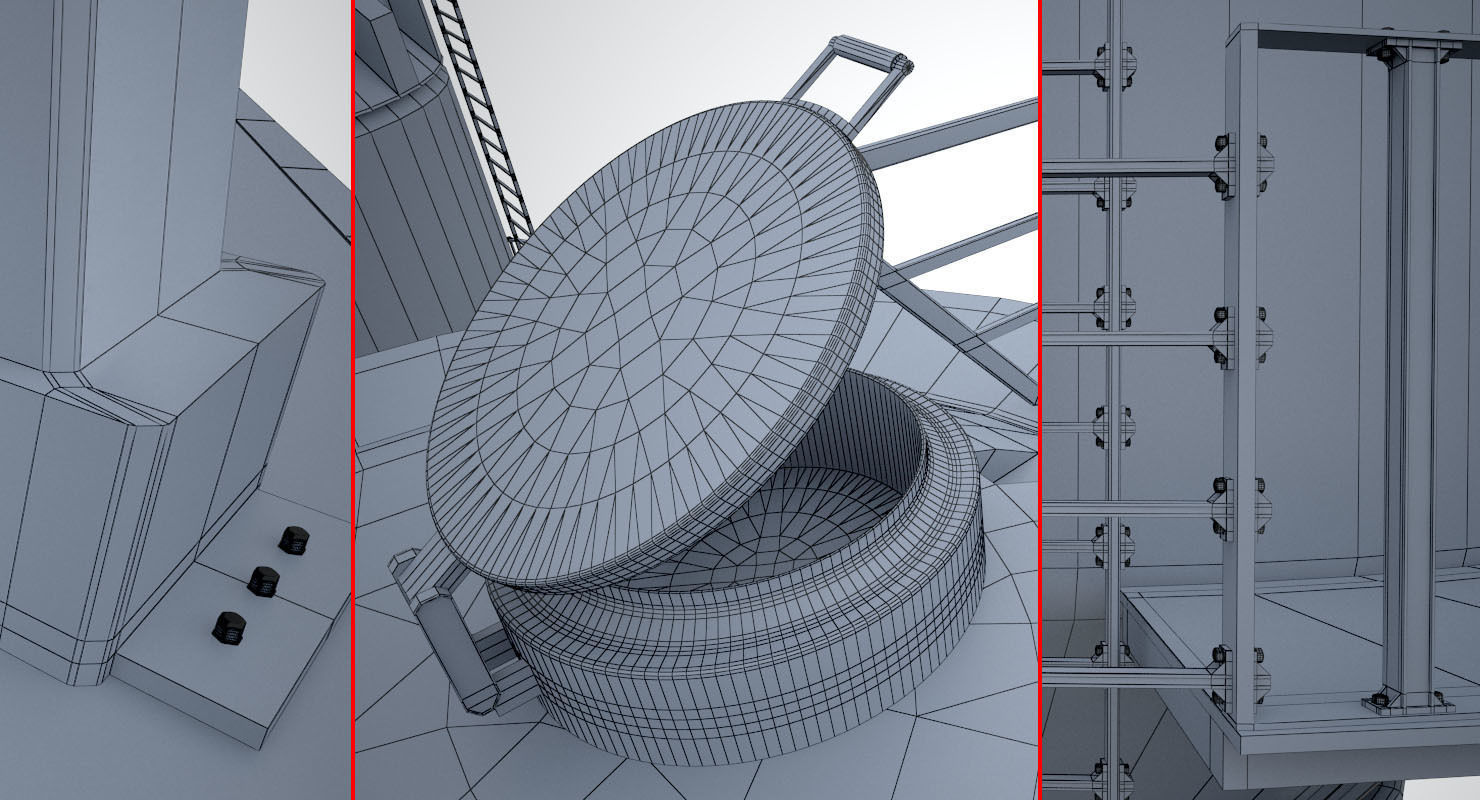 Water Tower 3D model_21