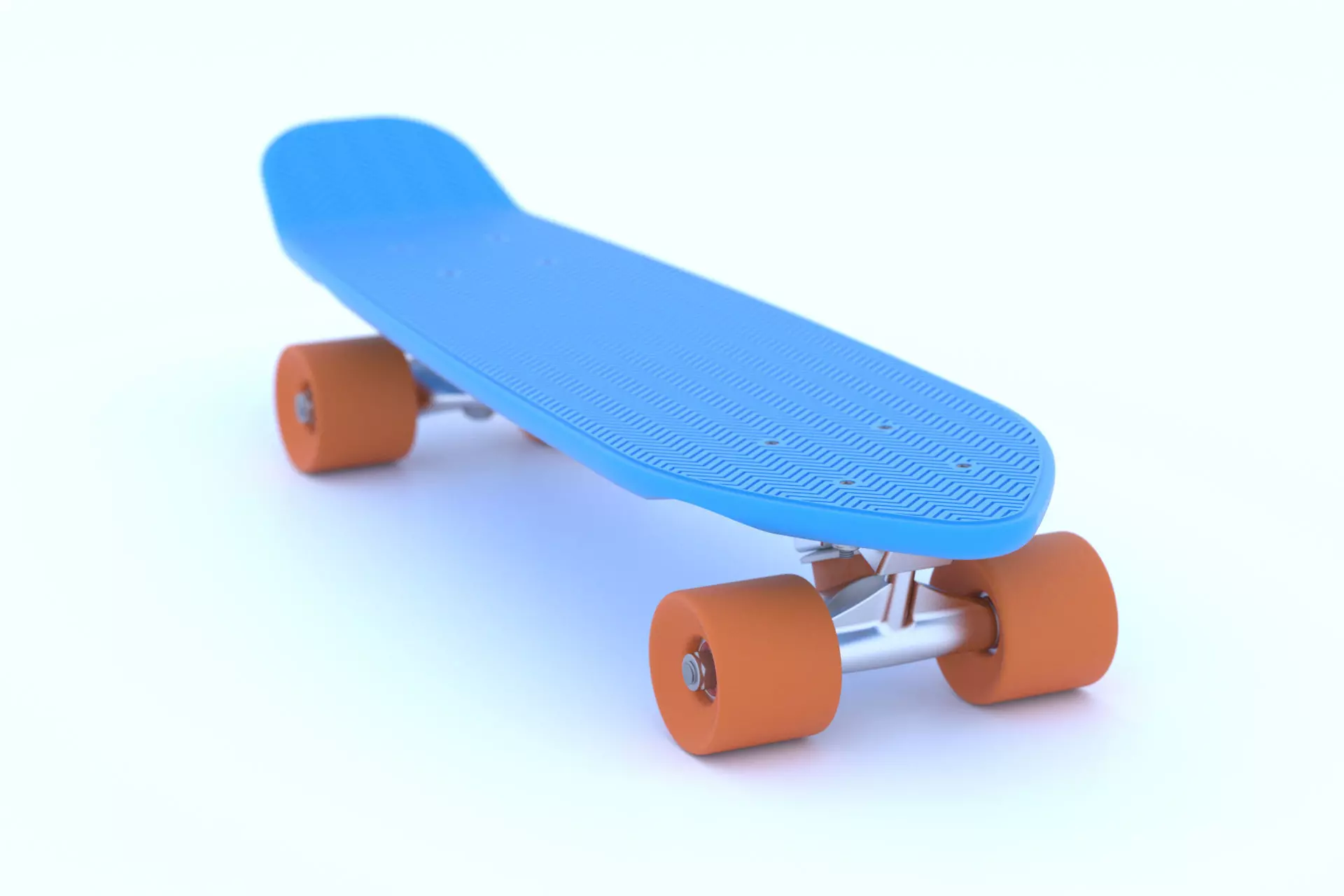 Penny skateboard 3D model_0