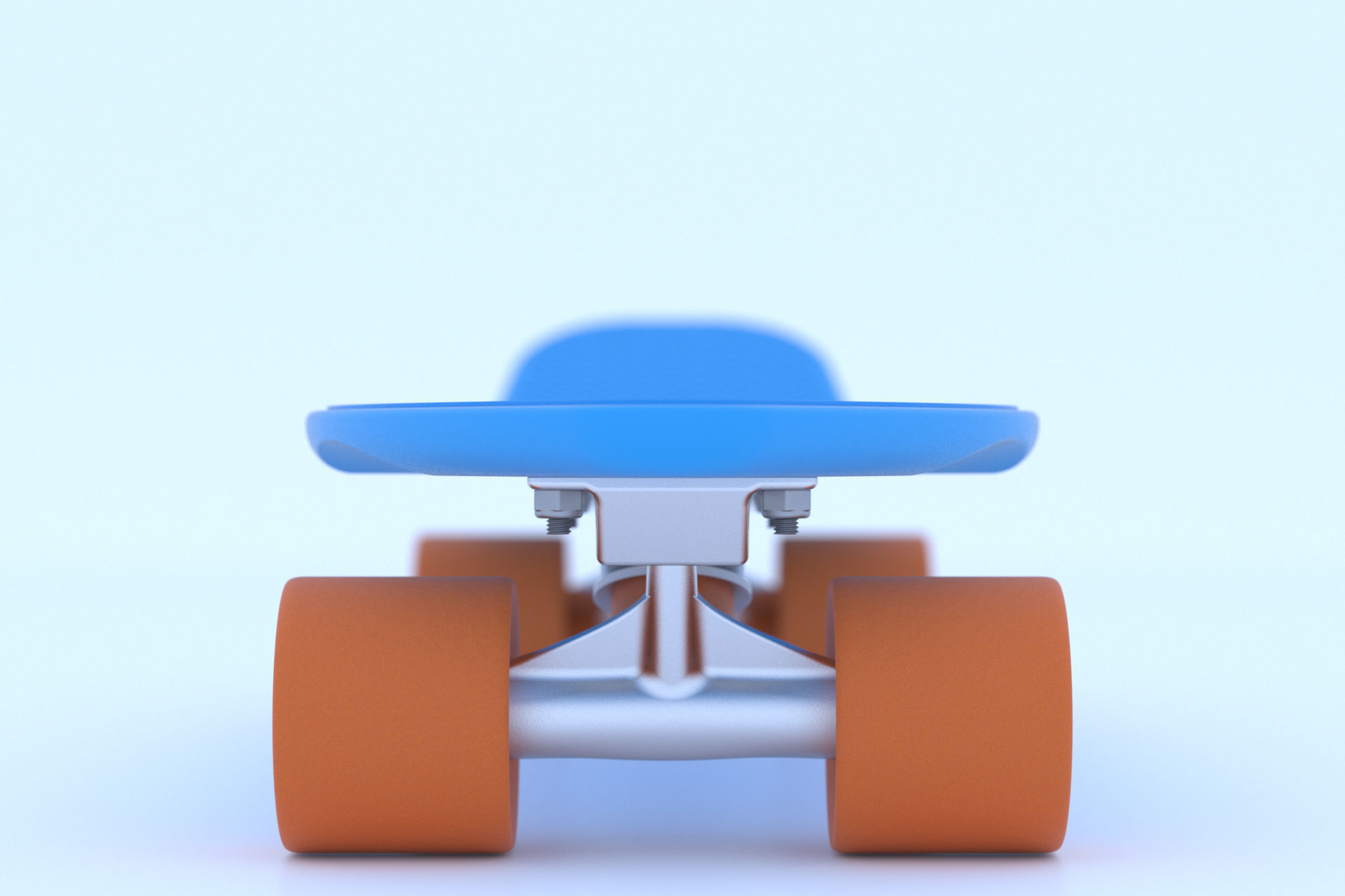 Penny skateboard 3D model_1
