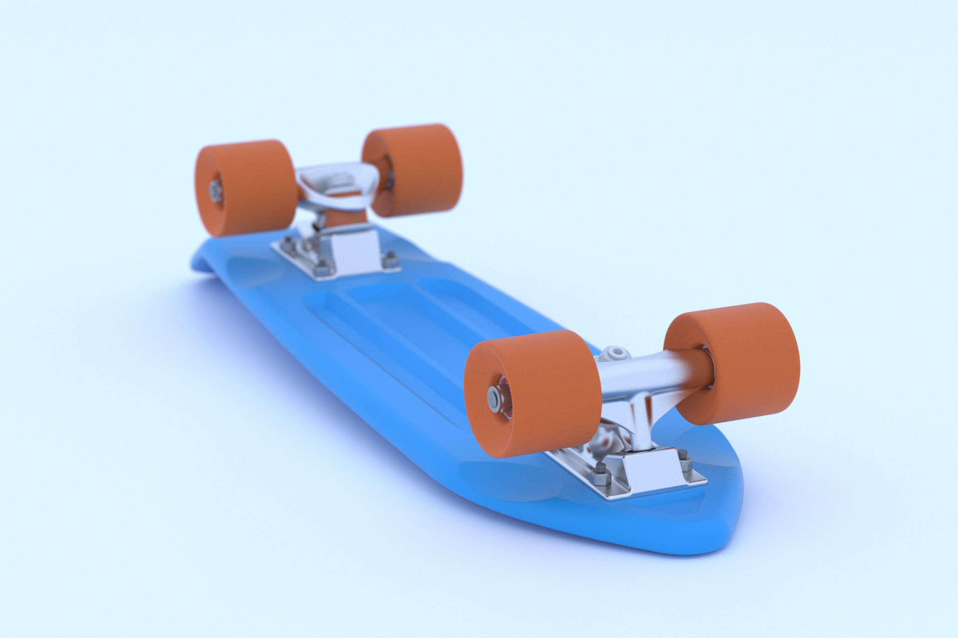 Penny skateboard 3D model_11