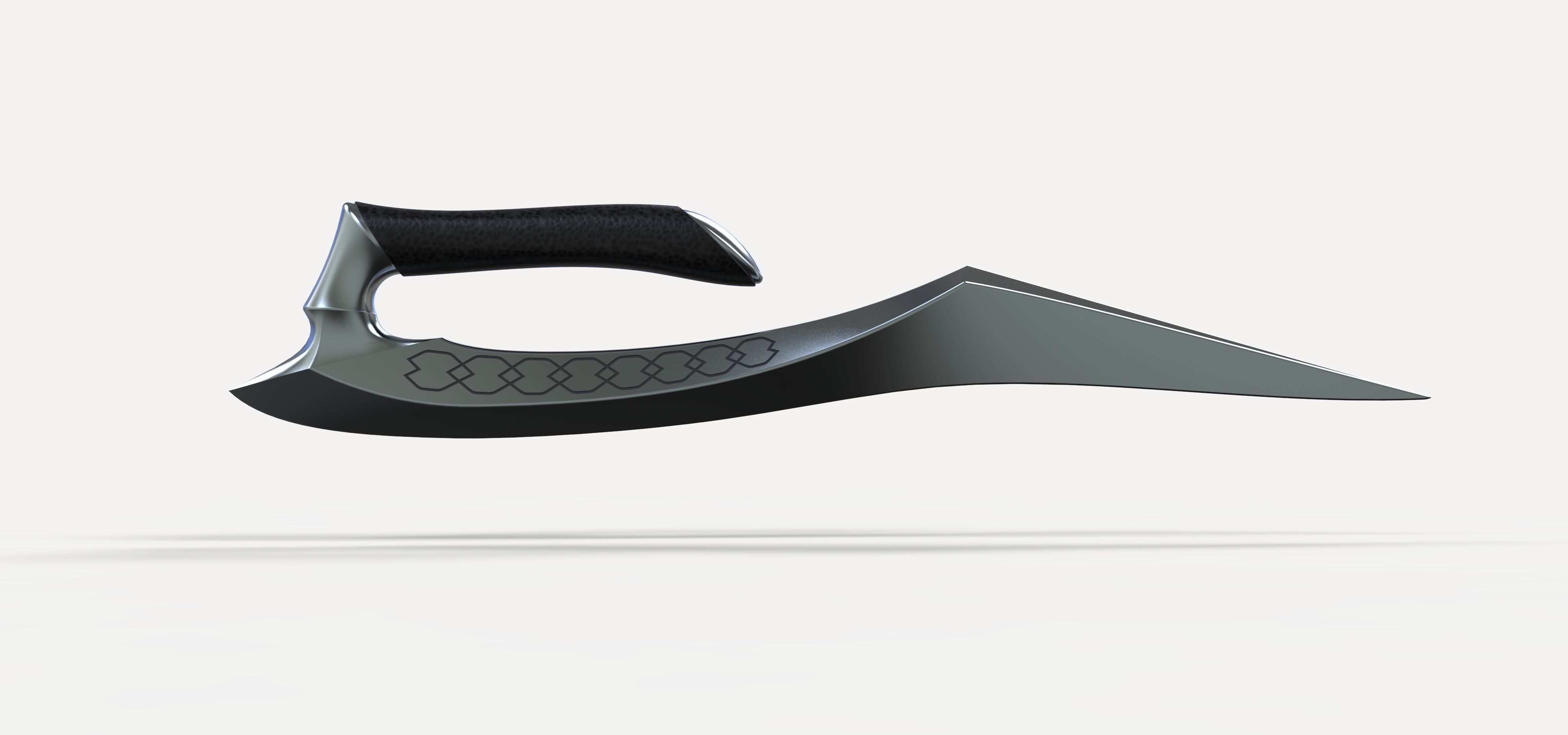 Sword of David from movie Underworld Awakening 2012 3D model_4