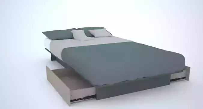 modern open bed