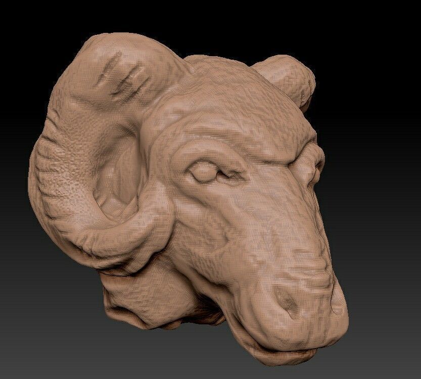 Old sculpture 3D model_4