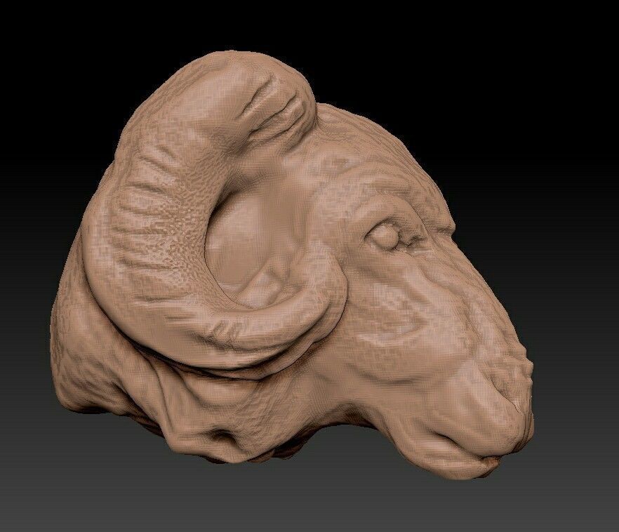 Old sculpture 3D model_3