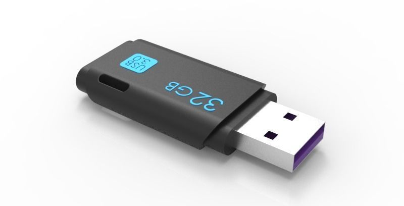USB DRIVE 3D model_1