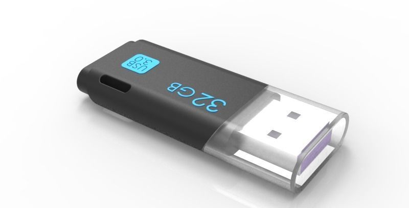 USB DRIVE 3D model_2