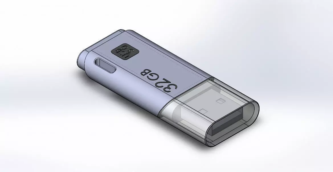 USB DRIVE 3D model_0