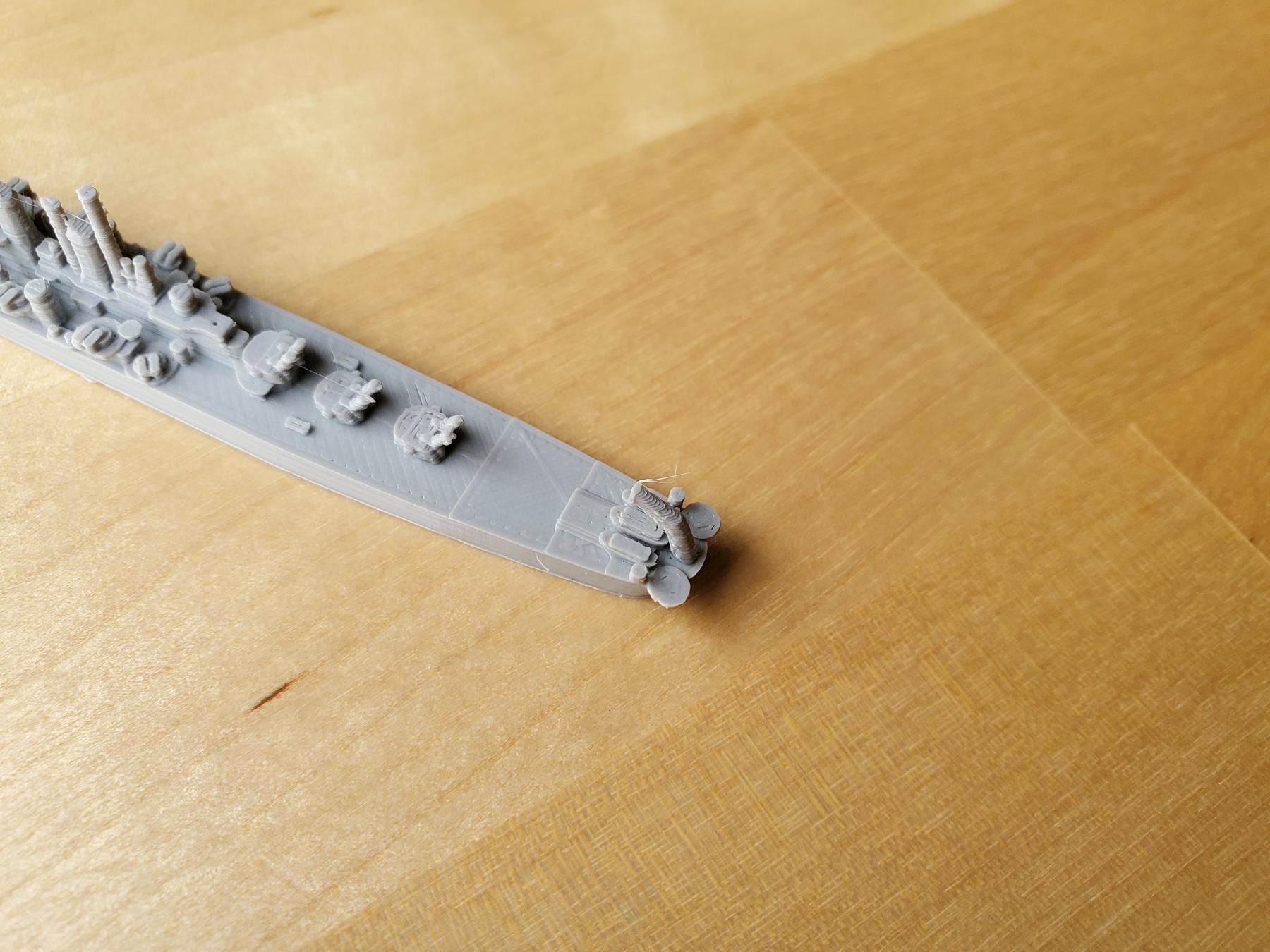 US Worcester Class Cruiser Warship 3D print model_16