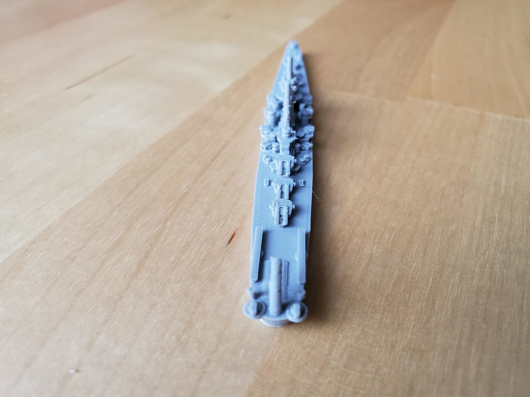 US Worcester Class Cruiser Warship 3D print model_13