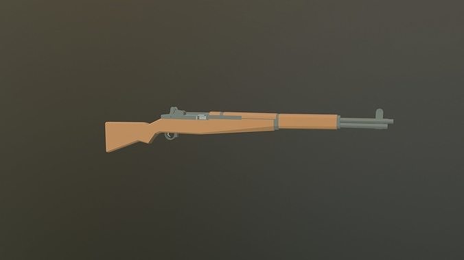 m1-garand rifle 3D model
