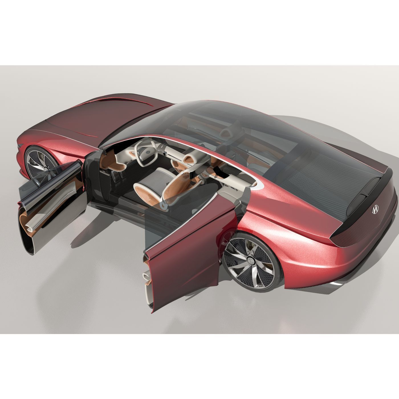 Hyundai La Fil Rouge Concept 3D model_2