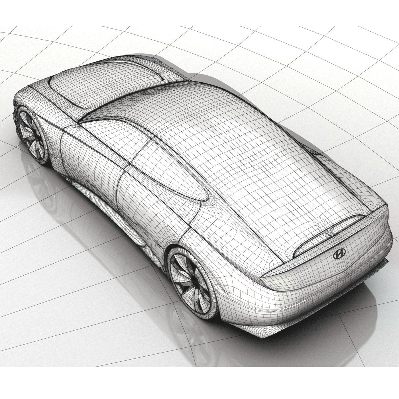 Hyundai La Fil Rouge Concept 3D model_10