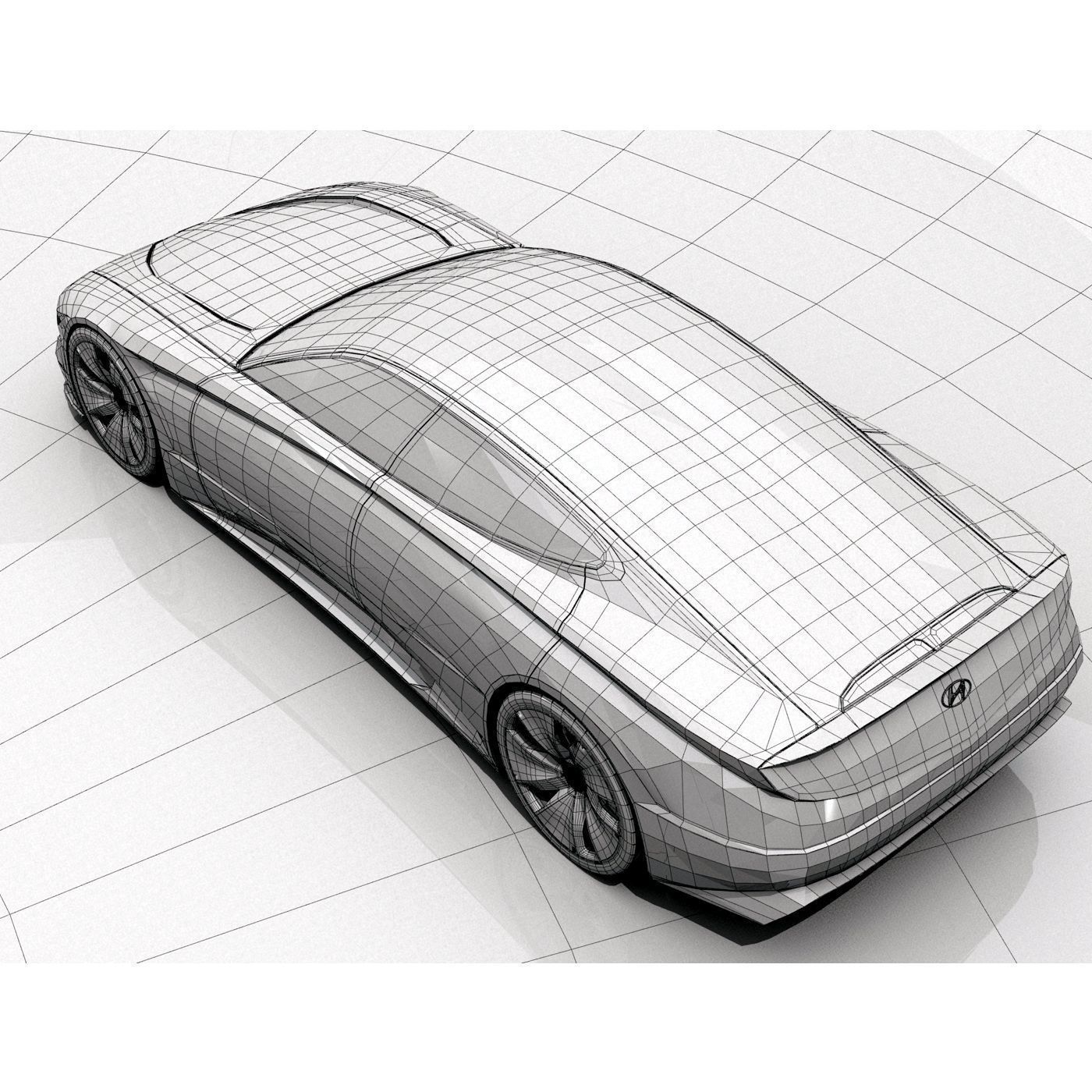 Hyundai La Fil Rouge Concept 3D model_12