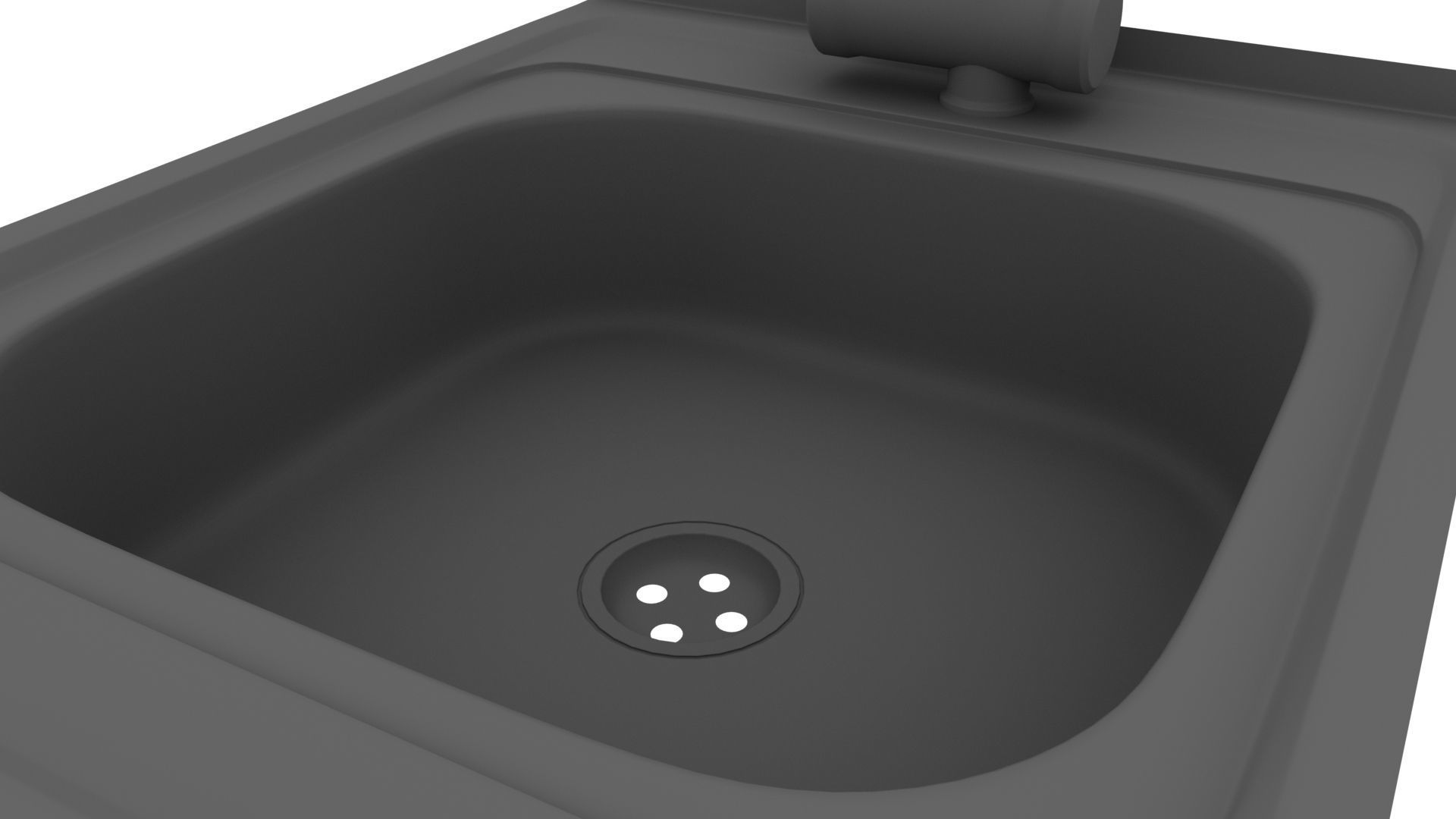 Faucet with instantaneous water heater 3D model_38