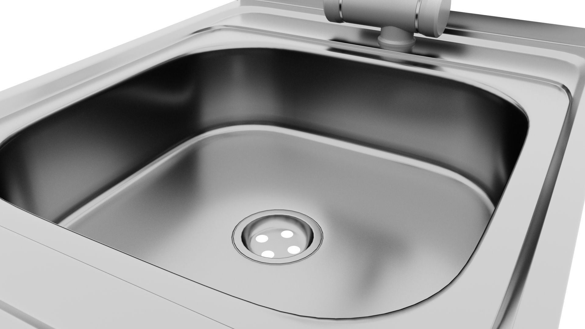 Faucet with instantaneous water heater 3D model_39