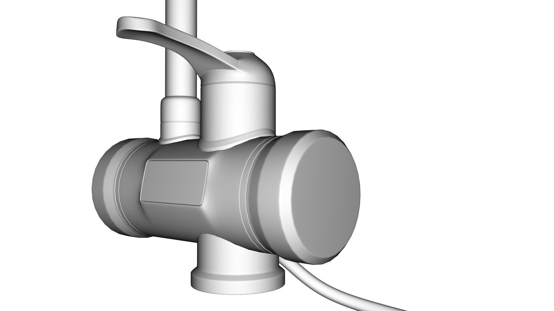 Faucet with instantaneous water heater 3D model_6