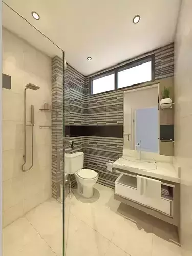 Bathroom Interior 3d Model