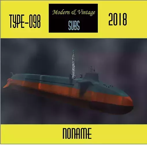 Type 098 Unnamed LowPoly 3D model