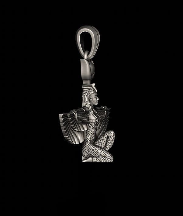 Isis pendant 3D print model_5