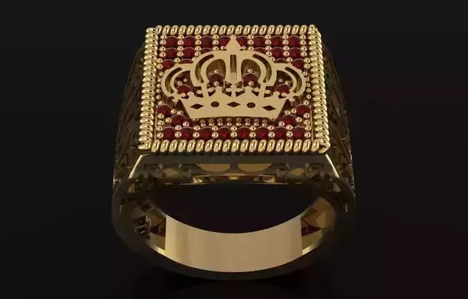 men ring royal symbol 